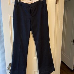 Banana republic navy pinstripe pants